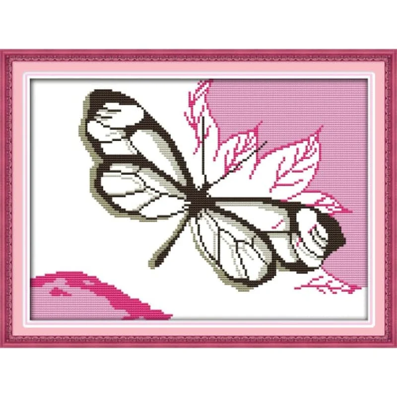 A butterfly and flowers