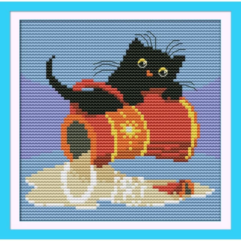 Black cat (6) ( cream)