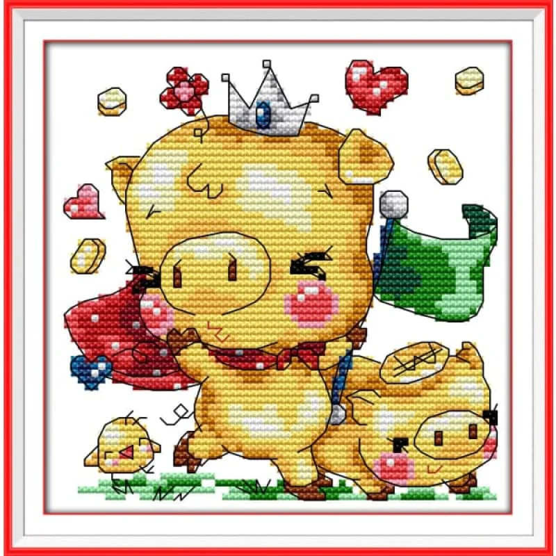 Charming pig
