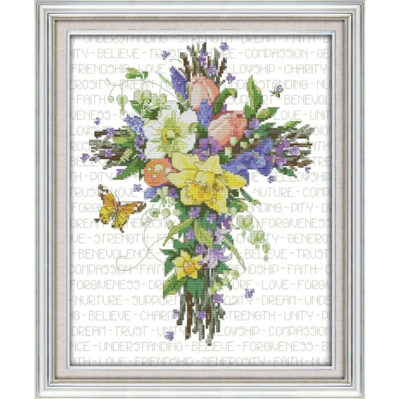 Flower cross