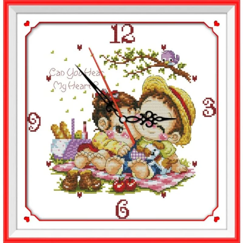 Heartbeat clock face