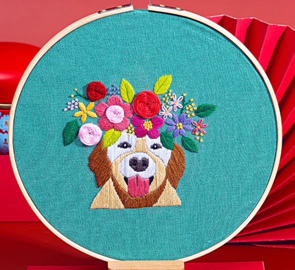 LABRADOR: FLOWER HEADPIECE