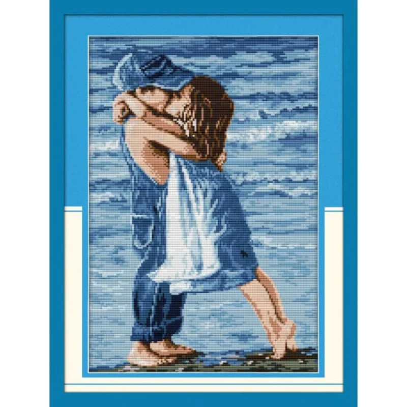 Lovers on seaside