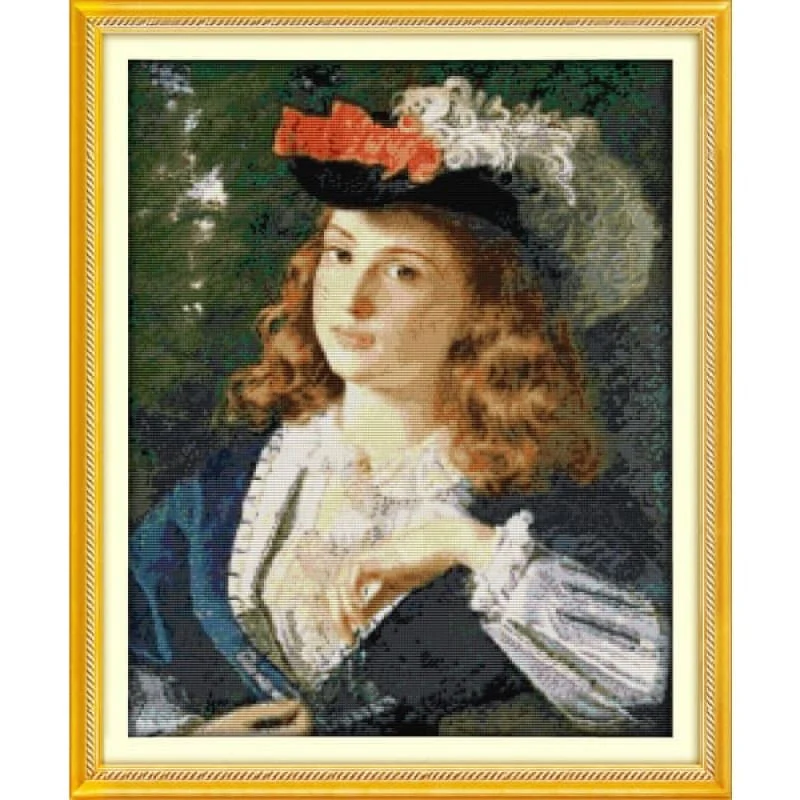 Oil painting girl (3)