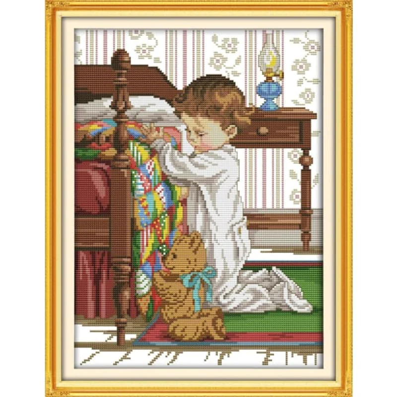 Pray beside the bed