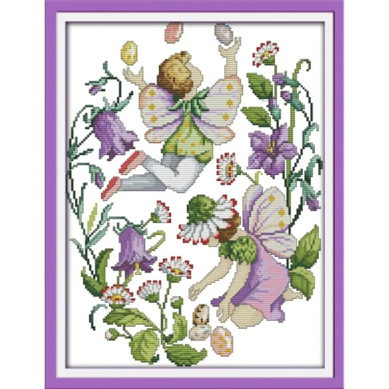 Purple beautiful faery