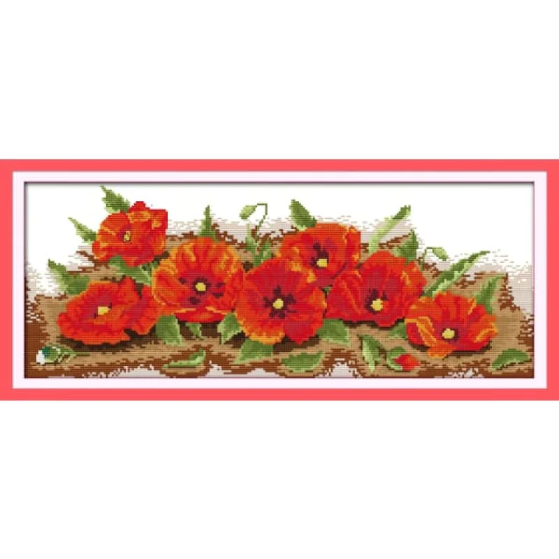 Seven poppy flowers (1)