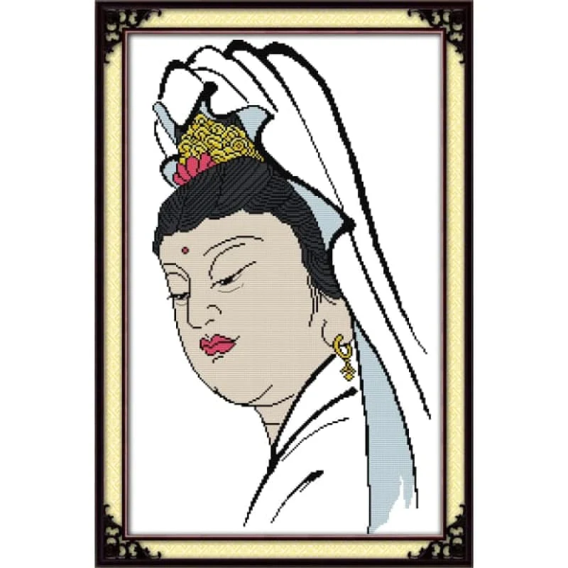 Side view of Quan Yin