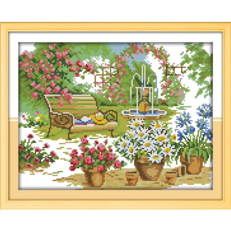 The beautiful garden