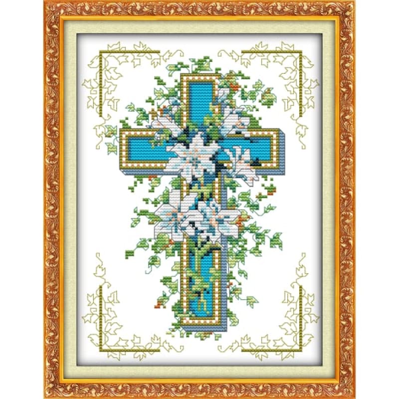 The cross(2)(lily