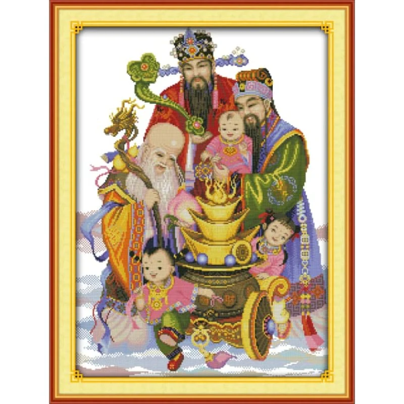 The Lucky Stars(Happiness, affluence , longevity)